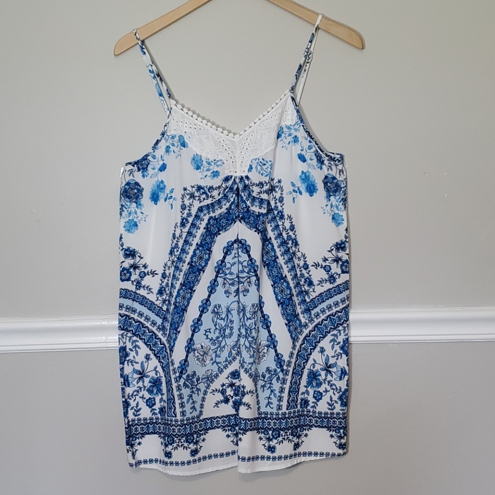 In bloom by jonquil mini blue floral lounge ware Size S